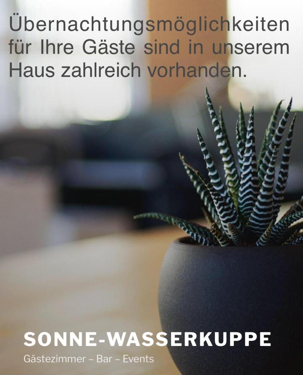 Zur Sonne "Gasthaus-Bar-Events" ポッペンハウゼン エクステリア 写真